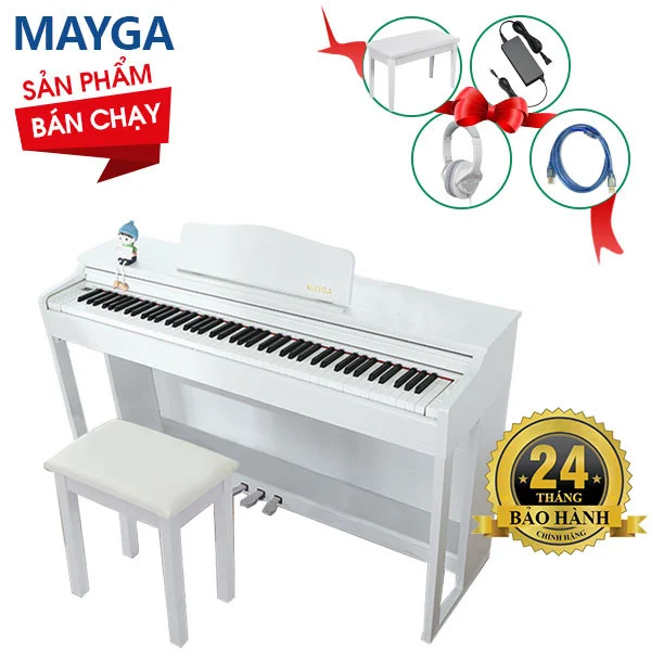 Piano MayGa MP13WH new
