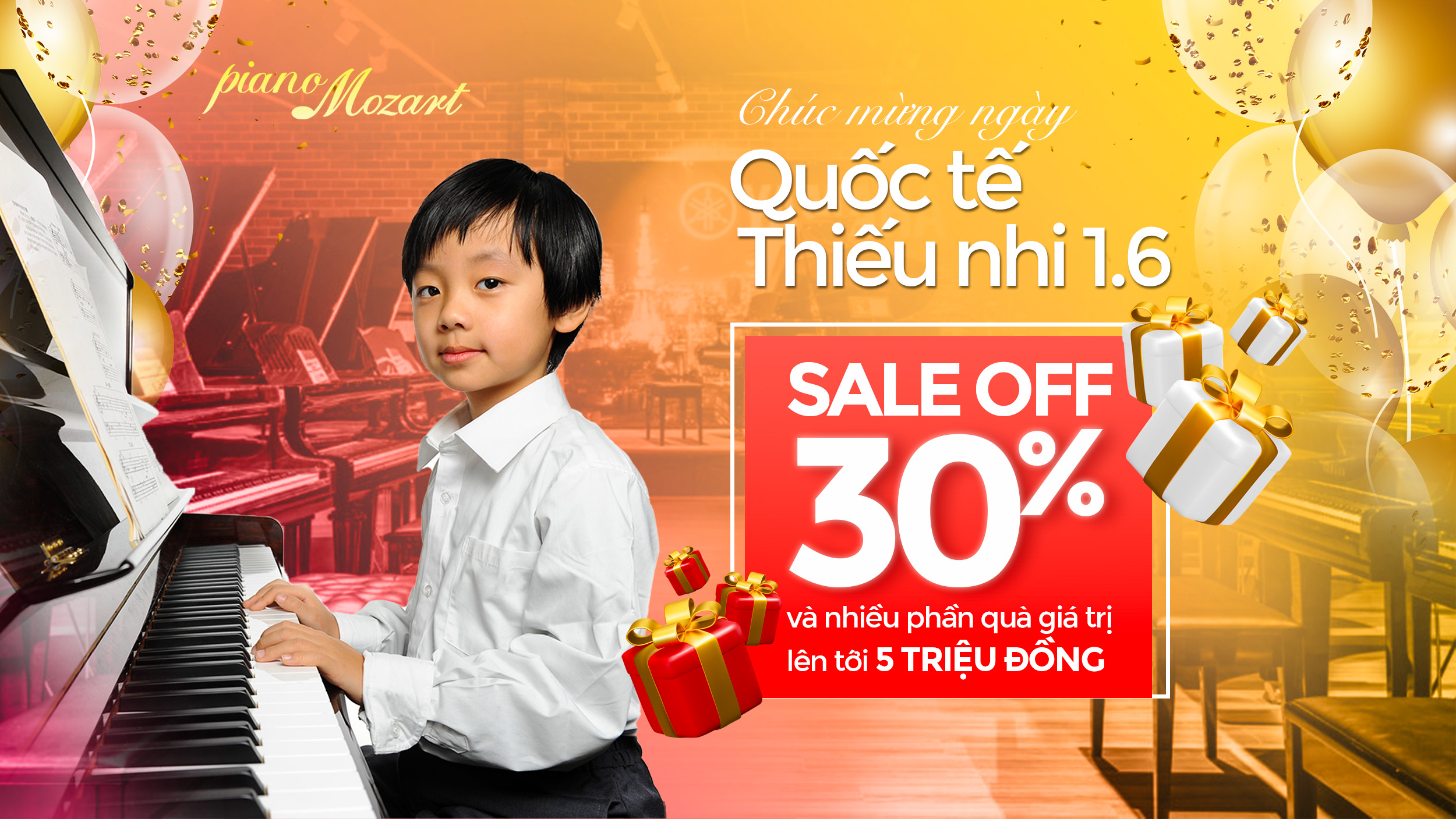 🎹 SIÊU SALE NGÀY QUỐC TẾ THIẾU NHI – GIẢM ĐẾN 30% VÀ VÔ VÀN PHẦN QUÀ HẤP DẪN!