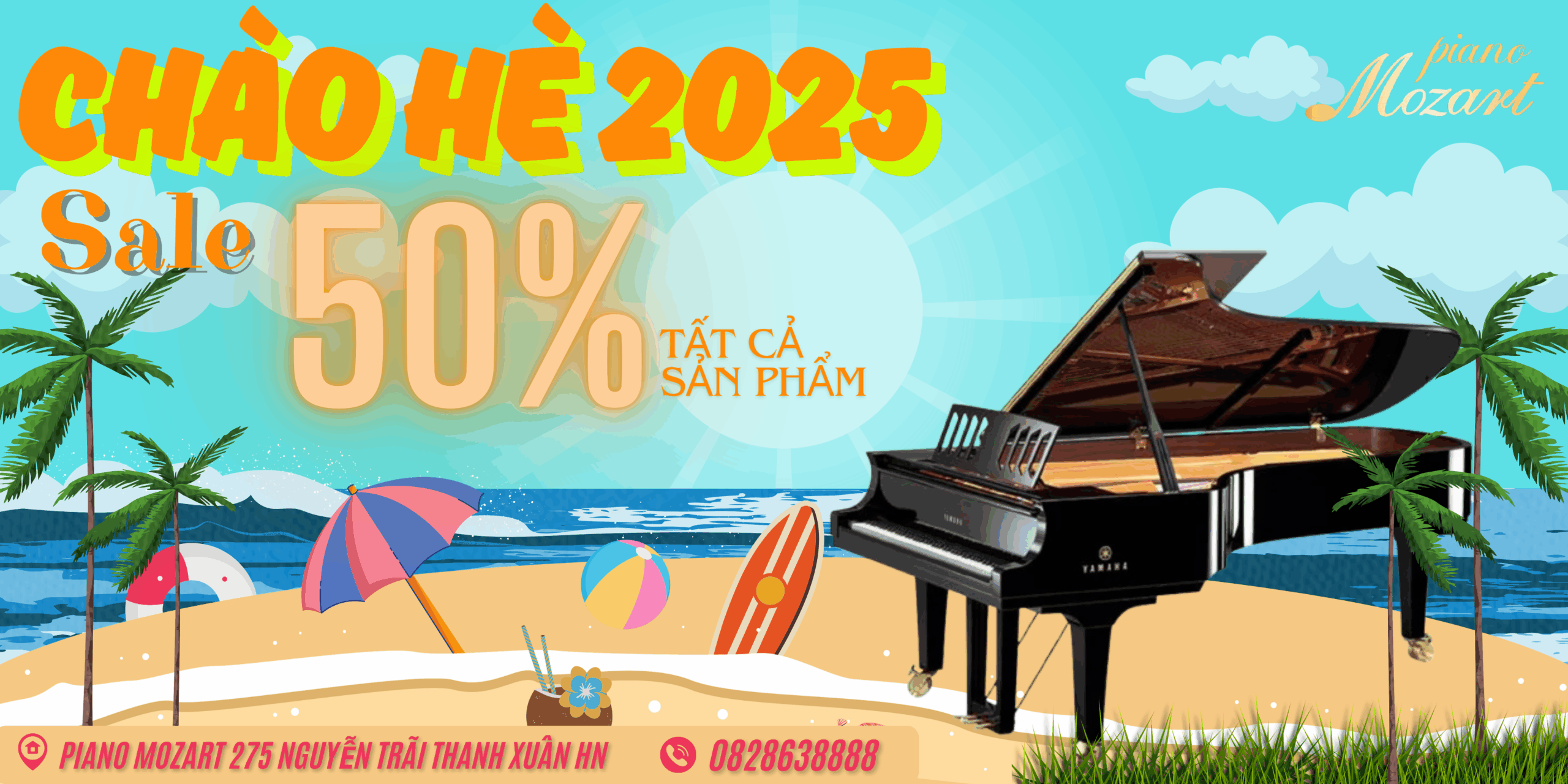 Chào Hè 2025 cùng Piano Mozart – Sẵn sàng cho mùa giảm giá lớn!