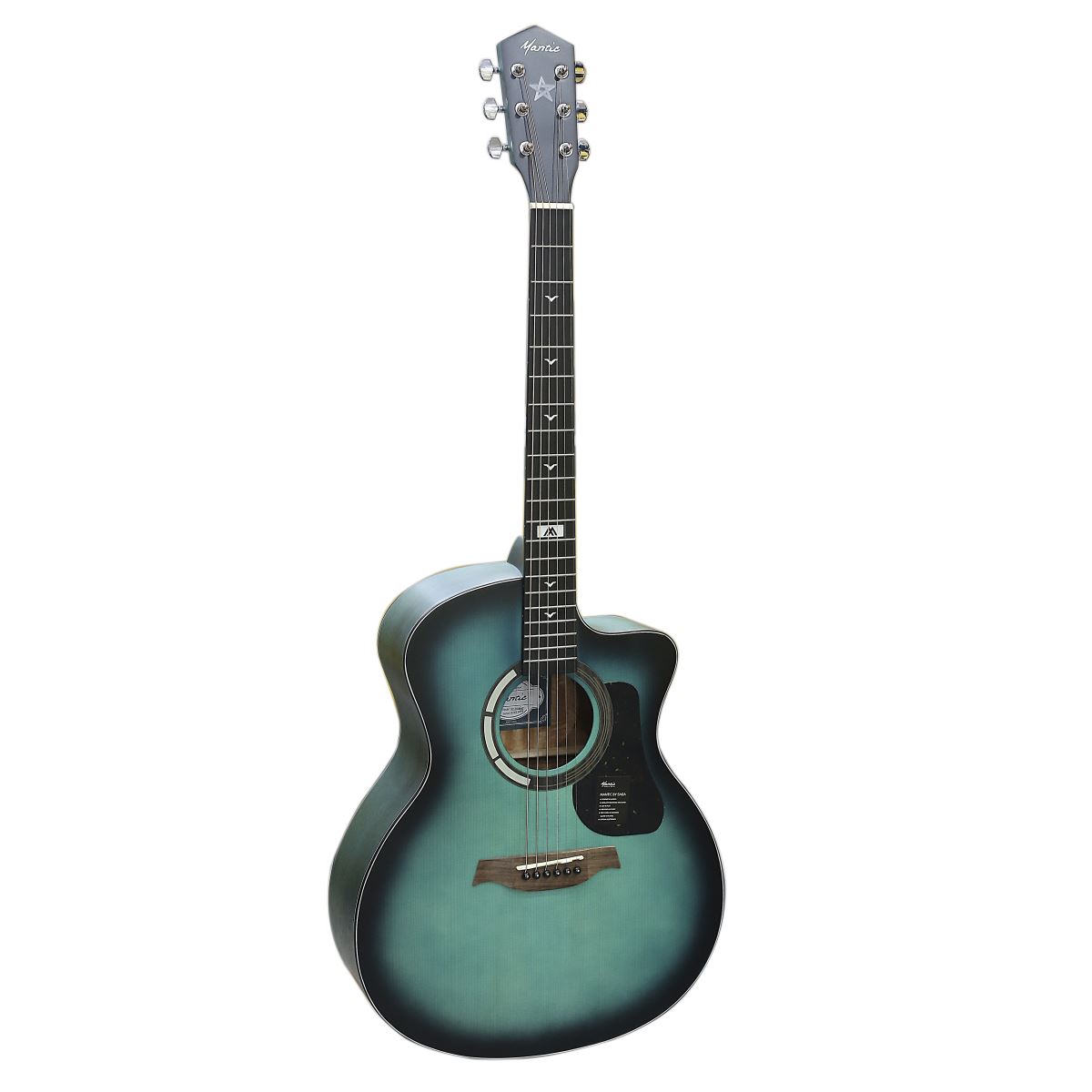 Đàn Guitar Acoustic Mantic GT-1GCGR Xanh Ngọc
